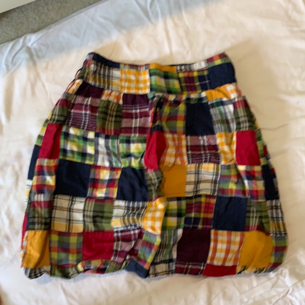 American Eagle Madras bubble skirt.